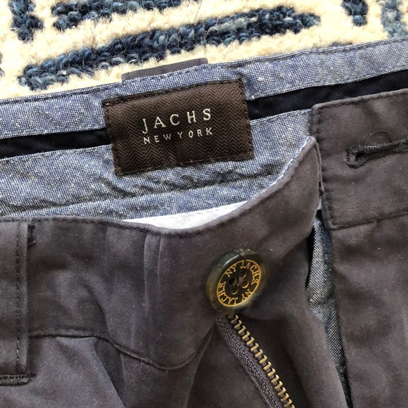 JACHS NY Charcoal Bowie Stretch Chino Pant - Picture 3 of 4